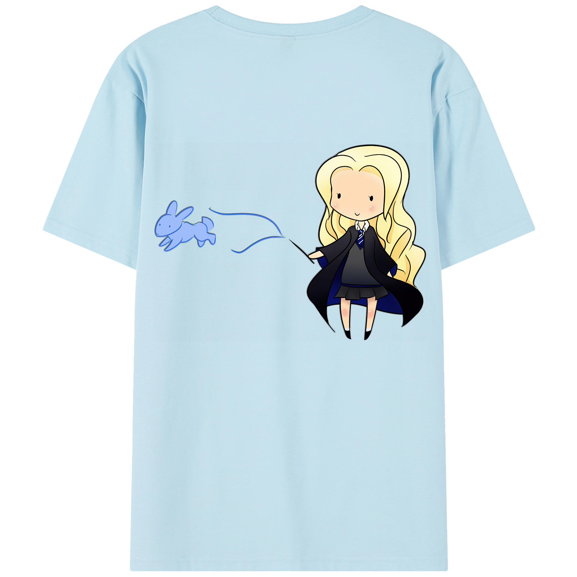 （画像用） Harry Potter ハリー・ポッターシリーズ 綿100％半袖Tシャツ（背面プリント）